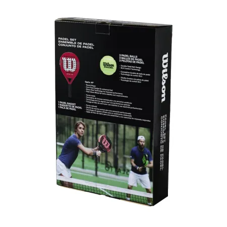 Набор для падела WILSON Optix XP Padel KIT, WR202110U2, ракетка + 3мяча, красный за 20&nbsp;362.60 ₽ купить в Тюмени