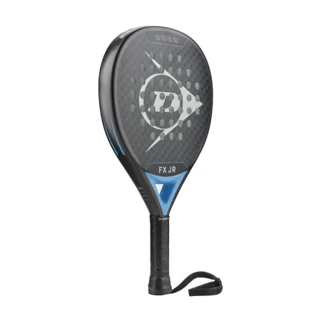 Ракетка для падела Dunlop FX Jr, 10370738, для юниоров, гибрид, графит, черно-голубой за 11&nbsp;019.40 ₽ купить в Тюмени