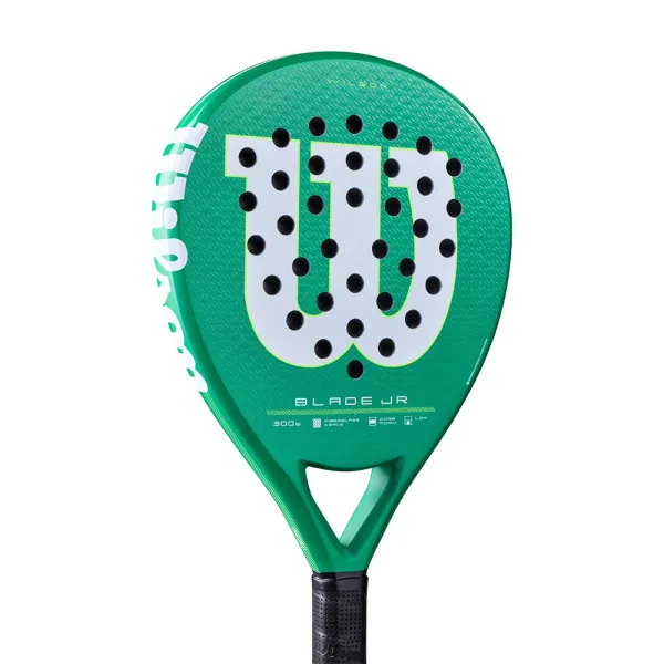 Ракетка для падела WILSON Blade Jr  V4 Padel, WR213811U0, для начин-х, стекловолокно, зеленый за 14&nbsp;934.50 ₽ в Тюмени