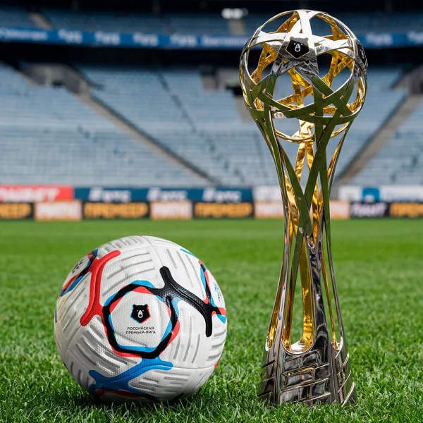 Мяч футб. KELME Russian Premier League, 7601QU5216-100, р.5, FIFA Pro, 10п, ПУ, термосш, бел-син-кр за 10&nbsp;672.60 ₽ в Тюмени