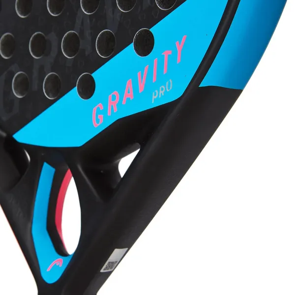 Ракетка для падела HEAD Gravity Pro 2022, 228162,для продв.игр., карбон, стекловолокно,черн-сине-роз за 16&nbsp;138.10 ₽ в Тюмени