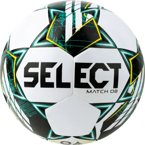 Мяч футб. SELECT Match DВ V23, 0575360004,р.5, FIFA Basic, 32п, ПУ, гибр.сш., бело-зелено-черн за 5&nbsp;875.20 ₽ в Тюмени