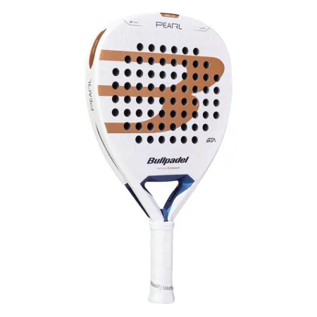 Ракетка для падела BULLPADEL Pearl 27, 497249, для проф-в, стекловолокно,карбон, бело-золотистый за 44&nbsp;319 ₽ купить в Тюмени