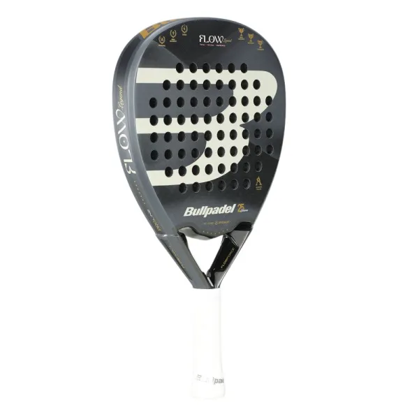 Ракетка для падела BULLPADEL Flow Legend, 494405, для профессионалов, стекловолокно,черно-белый за 31&nbsp;307.20 ₽ в Тюмени