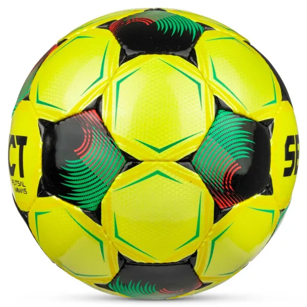 Мяч футзал. SELECT Futsal Mimas V26, 1053471007, р.4,FIFA Basic, 32п, ПУ, руч.сш, желто-зелено-черн. за 6&nbsp;113.20 ₽ в Тюмени