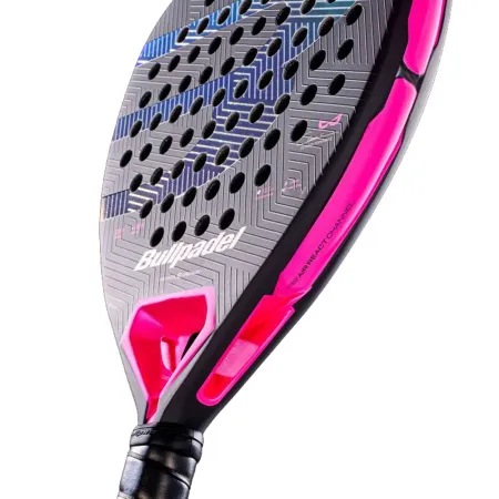 Ракетка для падела BULLPADEL Wonder 27, 497250, для продв.игроков, стекловолокно, карбон, черно-роз за 42&nbsp;969.20 ₽ купить в Тюмени
