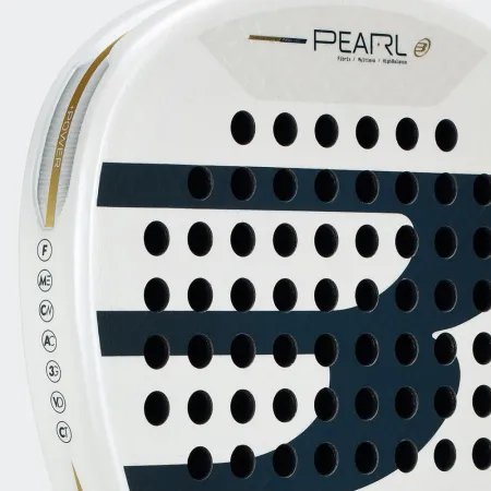 Ракетка для падела BULLPADEL Pearl 26, 493804, для профессионалов, карбон, бело-серый за 35&nbsp;929.50 ₽ купить в Тюмени