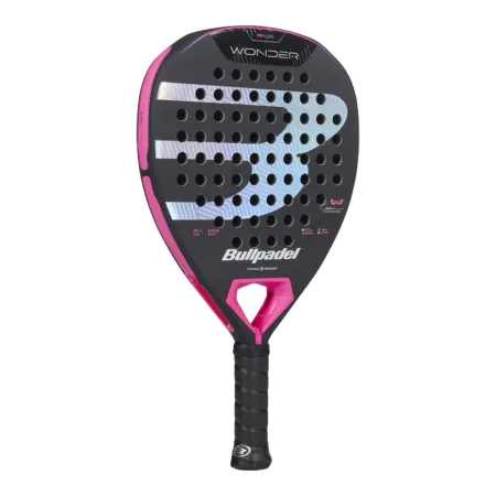 Ракетка для падела BULLPADEL Wonder 27, 497250, для продв.игроков, стекловолокно, карбон, черно-роз за 42&nbsp;969.20 ₽ купить в Тюмени