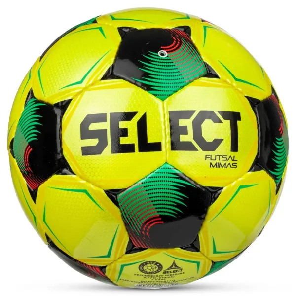 Мяч футзал. SELECT Futsal Mimas V26, 1053471007, р.4,FIFA Basic, 32п, ПУ, руч.сш, желто-зелено-черн. за 6&nbsp;113.20 ₽ в Тюмени