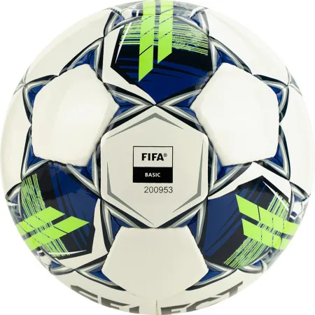 Мяч футзал. SELECT Futsal Master Shiny V22, 1043460004, р.4, Basic,32п, гл.ПУ, руч.сш,бел-син-зел за 7&nbsp;539.50 ₽ купить в Тюмени