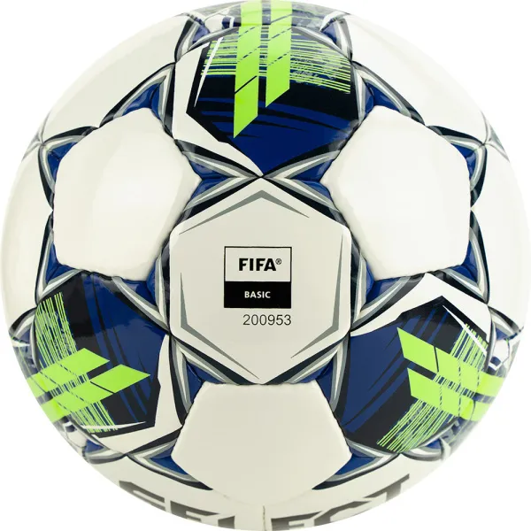 Мяч футзал. SELECT Futsal Master Shiny V22, 1043460004, р.4, Basic,32п, гл.ПУ, руч.сш,бел-син-зел за 7&nbsp;539.50 ₽ в Тюмени
