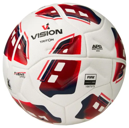 Мяч футб. VISION TRITON, FV425075, р.5,FIFA Quality Pro,MF, 16 пан, термосш.,бел-красный за 8&nbsp;007 ₽ купить в Тюмени