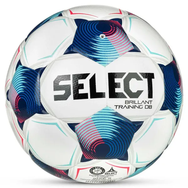 Мяч футб. SELECT Brillant Training DB V25, 0864171002, р.4, 32п, ТПУ, гибр.сш, бело-синий за 4&nbsp;936.80 ₽ в Тюмени
