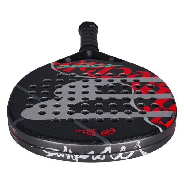 Ракетка для падела BULLPADEL Ionic Control 26, 494412, для продв. игроков, карбон, черно-красный за 33&nbsp;734.80 ₽ в Тюмени