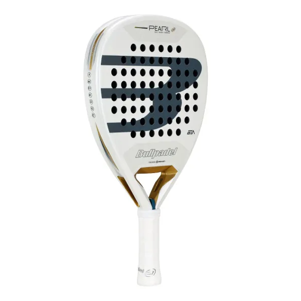 Ракетка для падела BULLPADEL Pearl 26, 493804, для профессионалов, карбон, бело-серый за 35&nbsp;929.50 ₽ в Тюмени