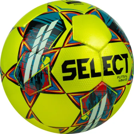 Мяч футзал. SELECT Futsal Mimas, 1053460550, р.4,FIFA Basic, 32 пан, гл.ПУ, руч.сш, жел-сине-красный за 6&nbsp;303.60 ₽ купить в Тюмени
