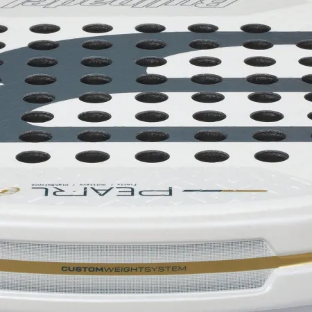 Ракетка для падела BULLPADEL Pearl 26, 493804, для профессионалов, карбон, бело-серый за 35&nbsp;929.50 ₽ купить в Тюмени