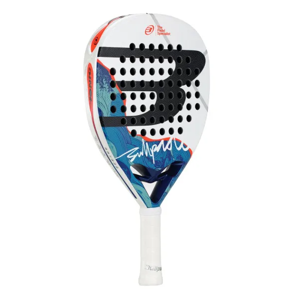Ракетка для падела BULLPADEL Ionic Power 26, 494411, для продв. игроков, стекловолокно, сине-белый за 28&nbsp;944.20 ₽ в Тюмени