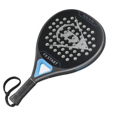 Ракетка для падела Dunlop FX Start, 10370737, для начинающих, гибрид, графит, черно-синий за 13&nbsp;175 ₽ купить в Тюмени
