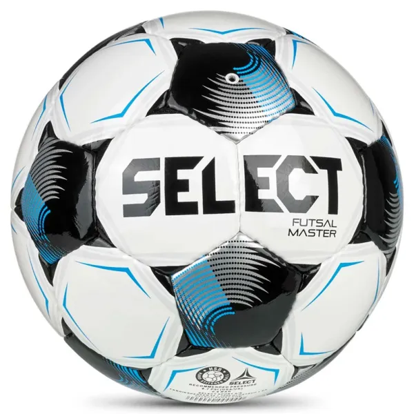 Мяч футзал. SELECT Futsal Master V26, 1043471003, р.4, Basic,32п, гл.ПУ, руч.сш,бело-сине-черный за 7&nbsp;031.20 ₽ в Тюмени