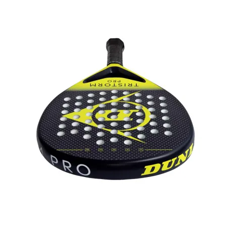 Ракетка для падела Dunlop Tristorm Pro, 10359946, для опытных игроков, графит, черно-желтый за 19&nbsp;643.50 ₽ купить в Тюмени