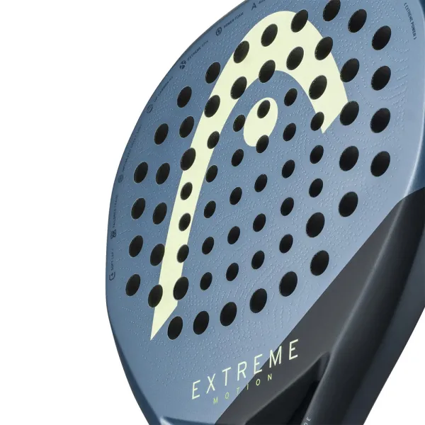 Ракетка для падела HEAD Extreme Motion, 223135, для профессионалов, углеродное волокно, темно-синий за 26&nbsp;894 ₽ в Тюмени