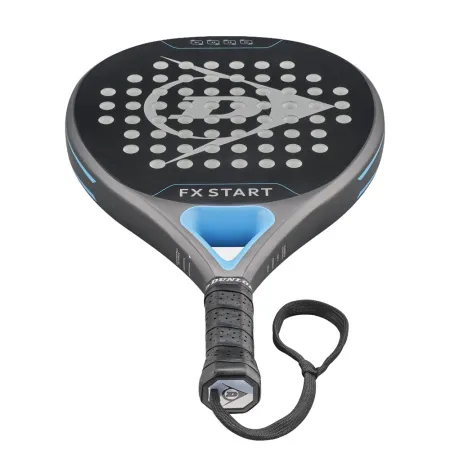Ракетка для падела Dunlop FX Start, 10370737, для начинающих, гибрид, графит, черно-синий за 13&nbsp;175 ₽ купить в Тюмени